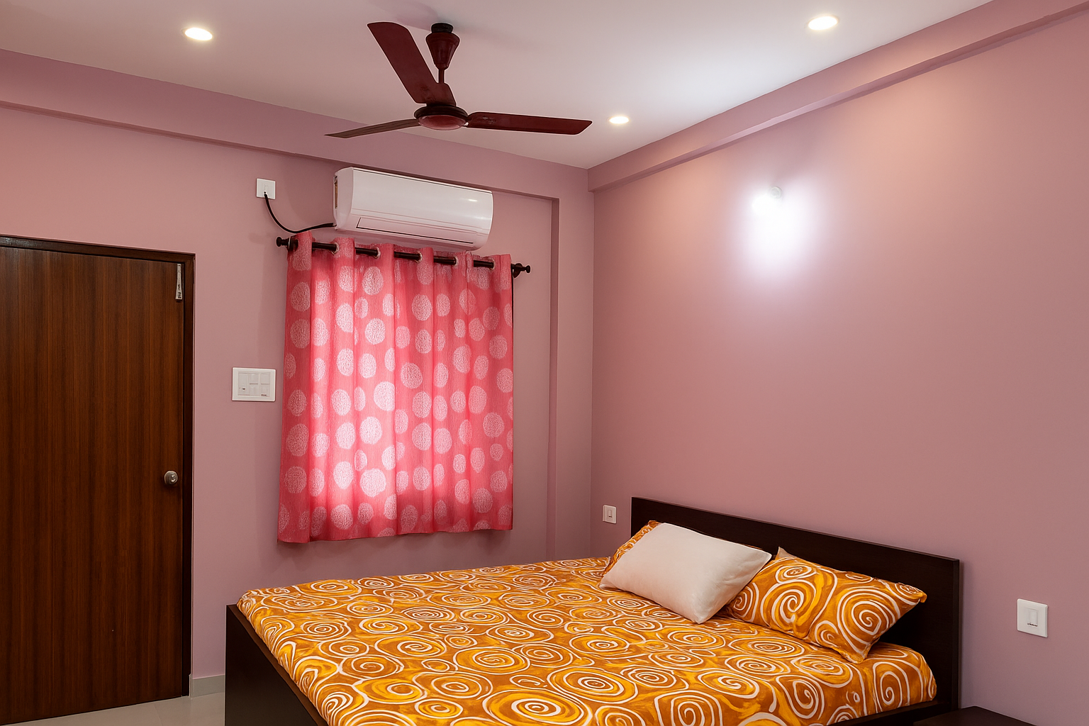 Cool living room with AC